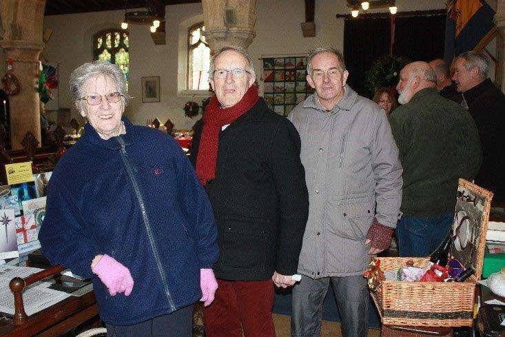 Visitors at Christmas Wreath Festival